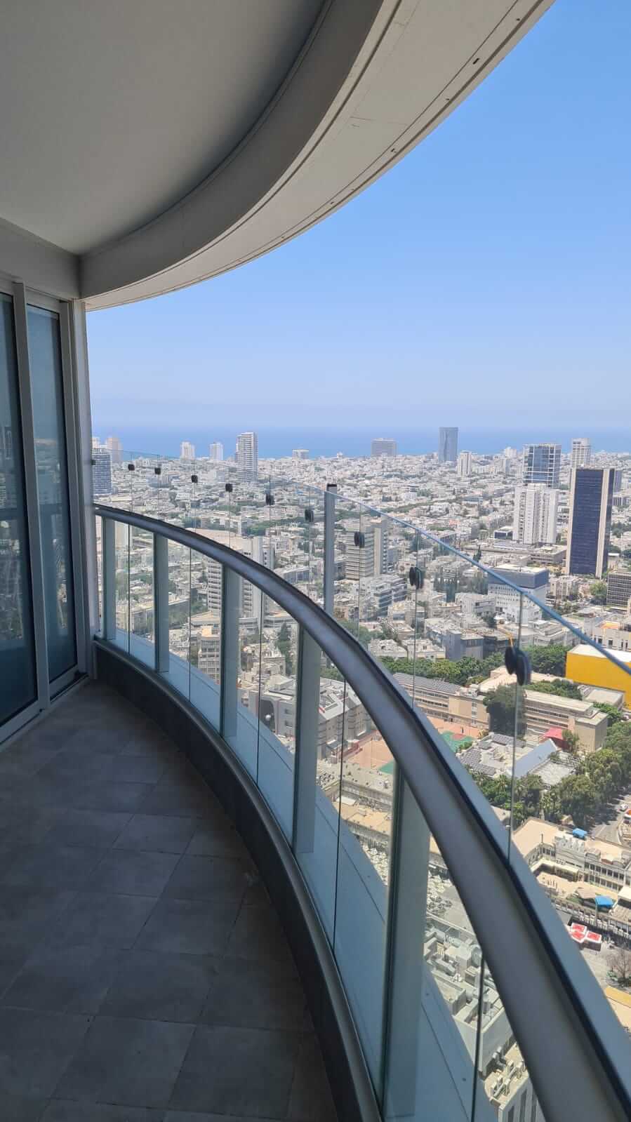 הגבהת מעקה מעוגלת - GlassPlus